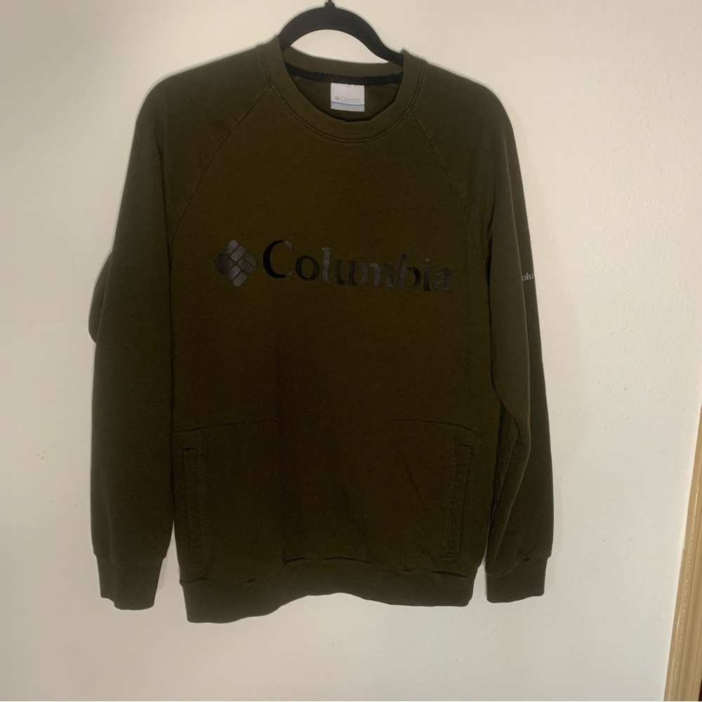 Columbia Green Crewneck Sweatshirt Size Small